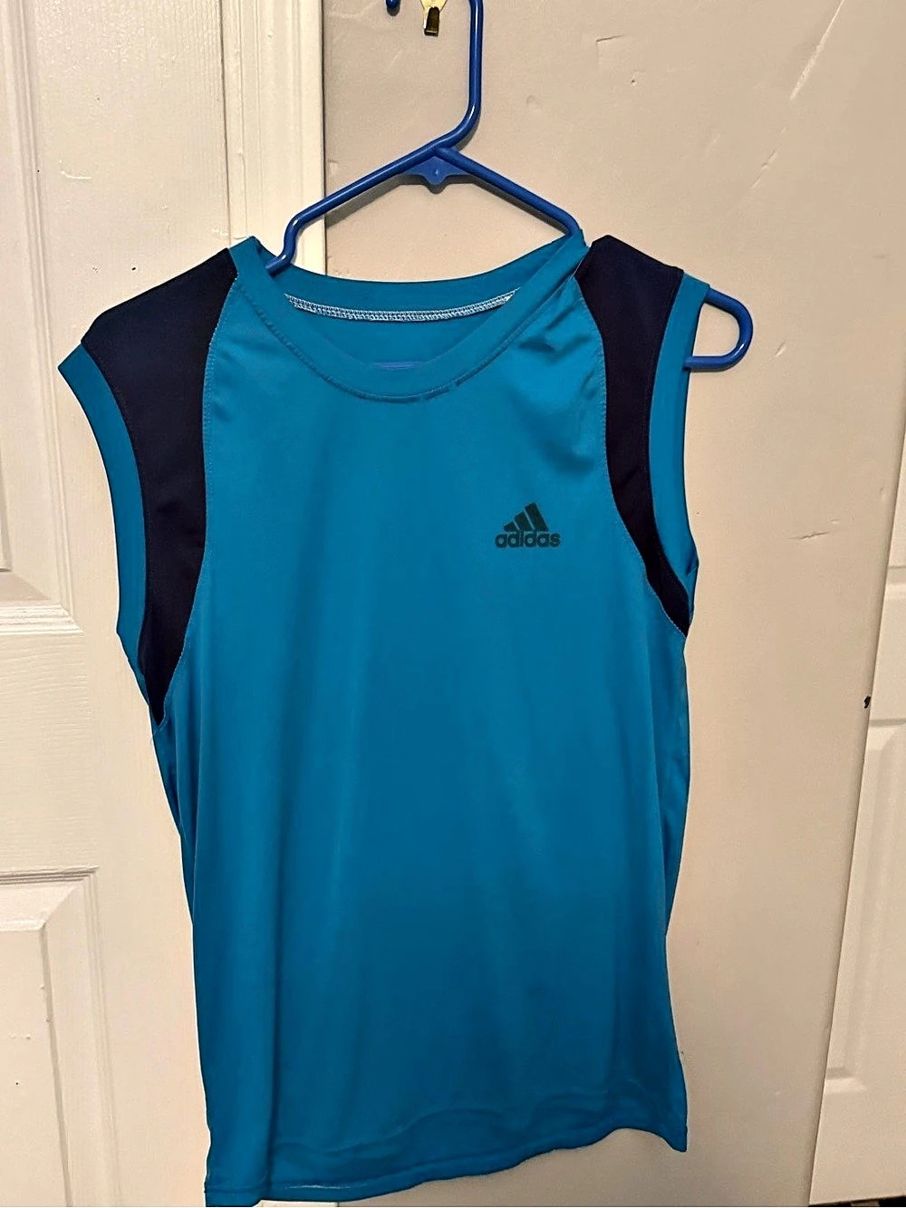 adidas Athletic Tank Top in Blue & Black Like New